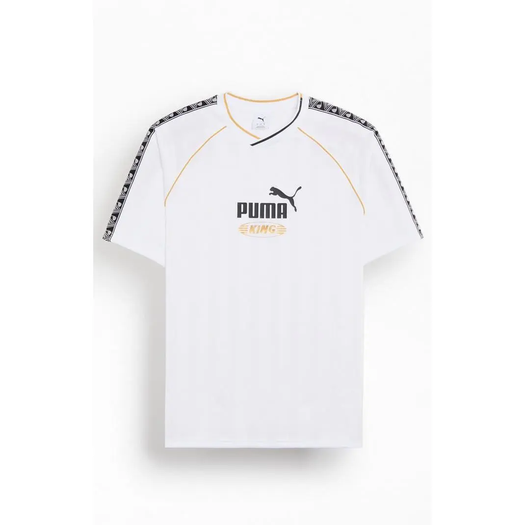 Puma Men's King Relaxed Short Sleeve Football Jersey - Multicolor Puma Men's King Relaxed Short Sleeve Football Jersey - Multicolor