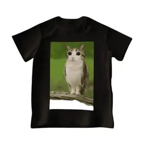 Viral Internet Cat Joke Tee Unisex Retro Meowl Cat Memes Funny Cute Top Vintage Kitten Humor Shirt Sustainable Fashion Cat Merch