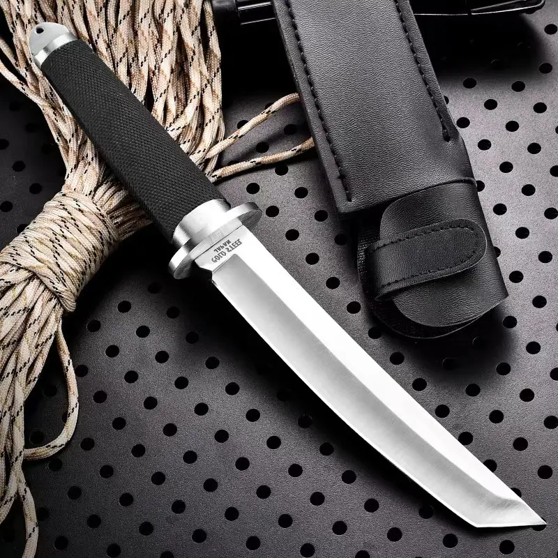 Household Stainless Steel Kitchen Chef Meat Knife Fruit Knife with Ergonomic Handle and Protective Sheath