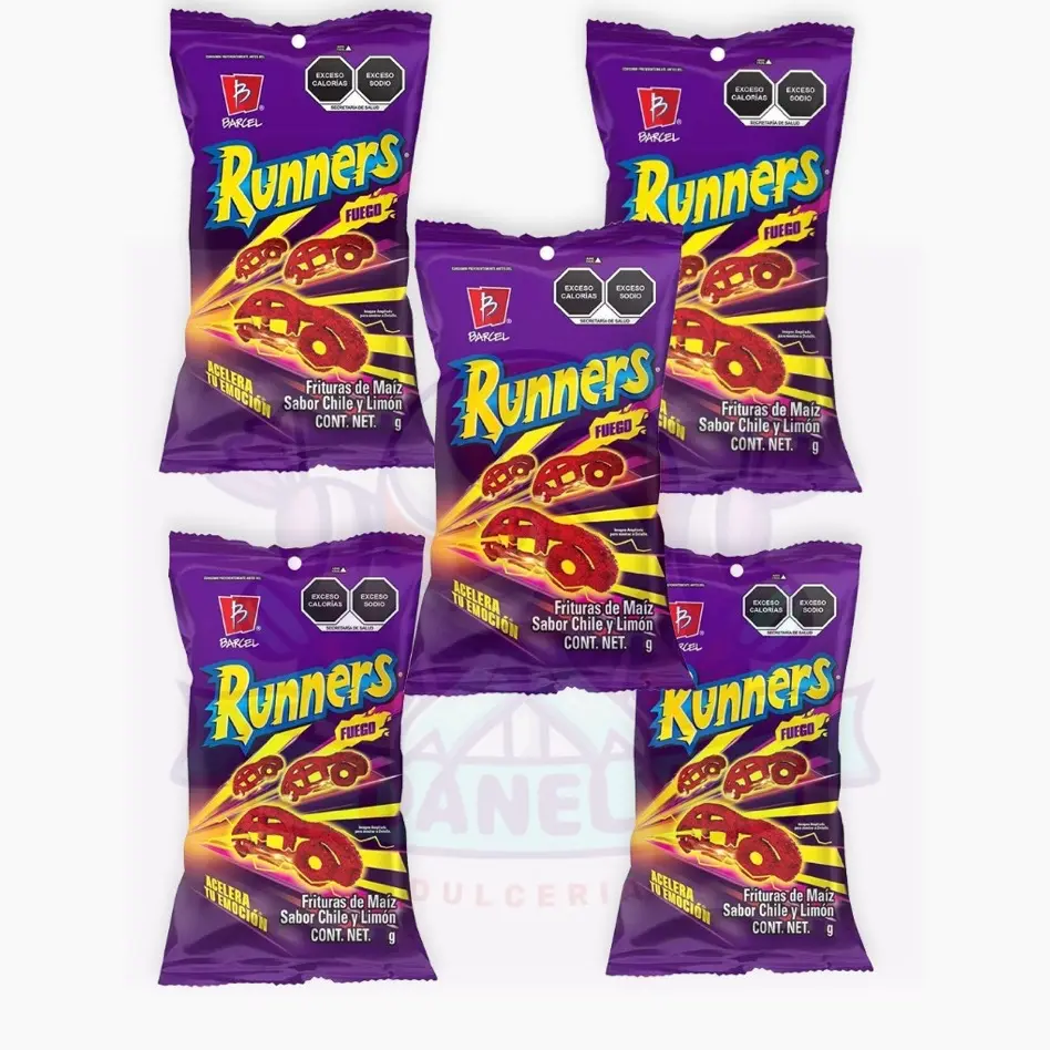 Runners Barcel Rojos Barcel Runners Fuego 5-Pack Snack Chips - Mexican Crispy Snack ...