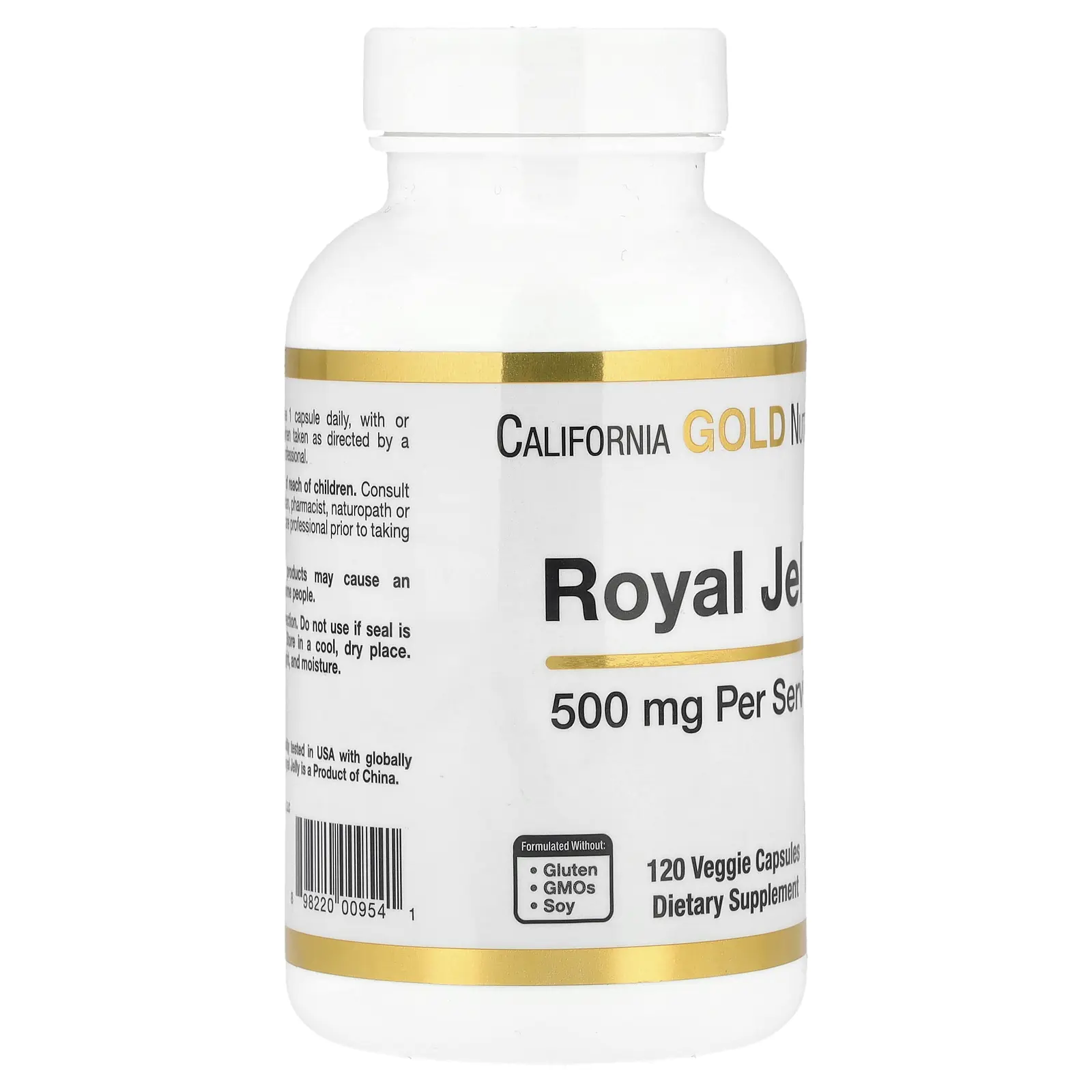 California Gold Nutrition Royal Jelly, 500 mg, 120 Veggie Capsules ...