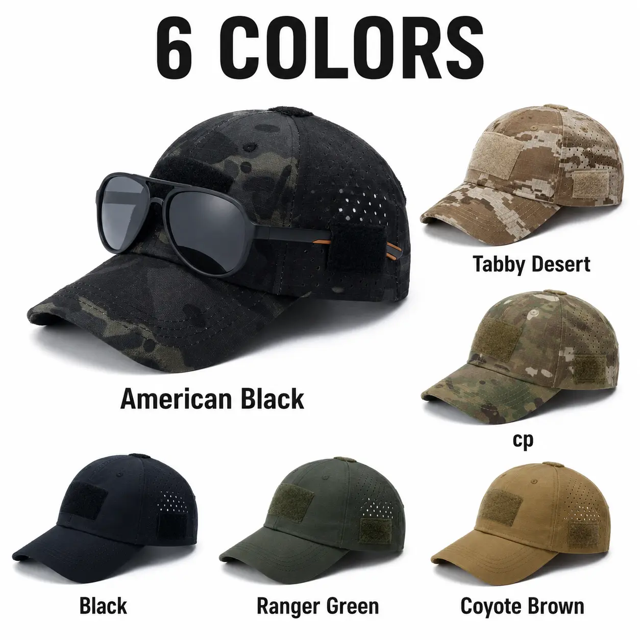 [DealsForYou] [SummerWins] New sports and leisure breathable camouflage baseball cap men's military fan visor tactical hat military training cap Summer Cap Stylish Hat Sun Hat Set