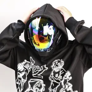 COSTRIBE Mechanical Punk Face Mask,Halloween Mask, Lightweight Futuristic Accessory for Rave Party Festival outdoorfun Protection Ski