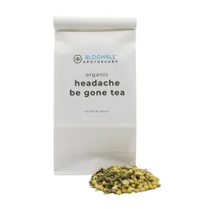 Headache Be Gone Tea *Organic* - With Mighty Skullcap, Lemon Balm & Chamomile Flowers
