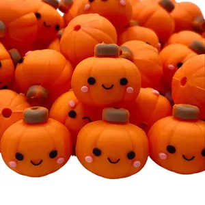 1pc Cutest Pumpkin in the Patch 3D Silicone Focal Beads | Fall Craft for Beaded Pens DIY Halloween Craft Decor Supplies
