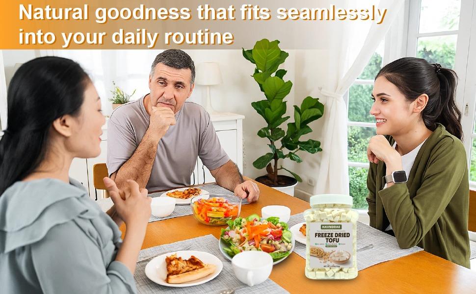 5.29oz Freeze Dried Tofu Cubes – 1cm Bite-Sized High Protein Dehydrated Tofu – Instant Vegan Food for Ramen Toppings, Miso Soup, Hiking & Emergency Keto Meals 5.29oz Freeze Dried Tofu Cubes – 1cm Bite-Sized High Protein Dehydrated Tofu – Instant Vegan Food for Ramen Toppings, Miso Soup, Hiking & Emergency Keto Meals