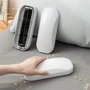 Department Store Practical Tools 1pc 2Colors Handheld Crumb Sweeper, Reusable Sweeper Home Soft Hair Debris Collector for Servers, Crumber Tool Table Mat Bed Sheets Sofa cleansings Brush