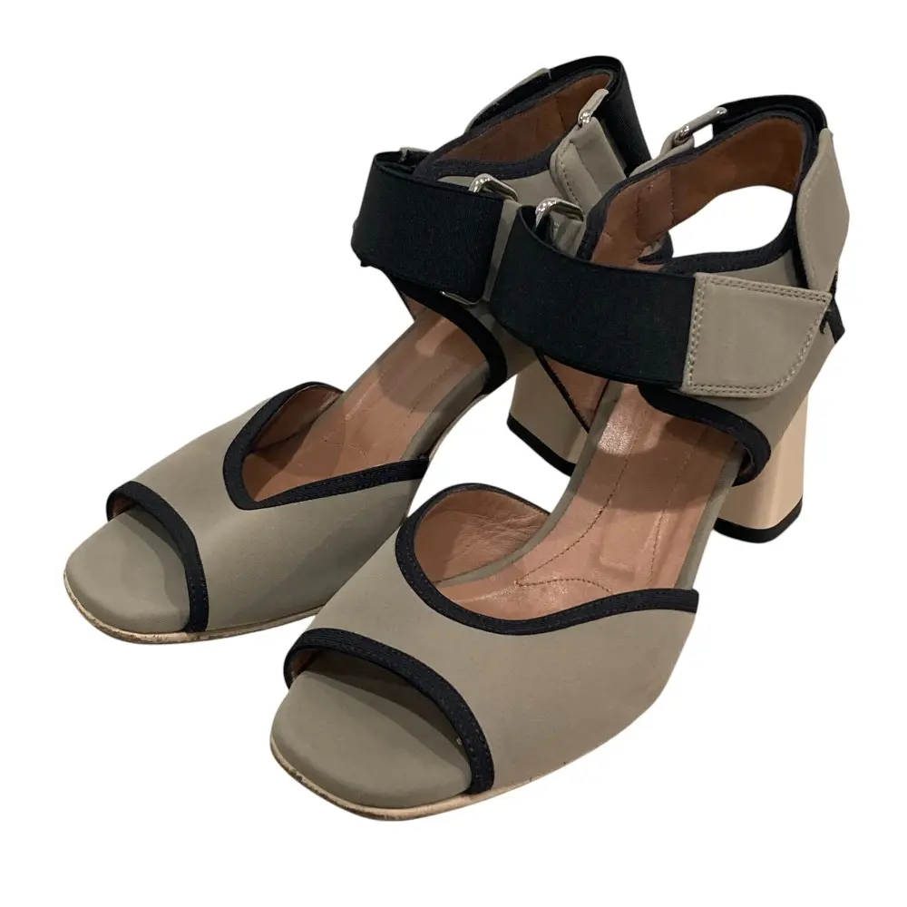 Pre-owned MARNI Others Small Leather Goods Chunky Heel Strap Sandals