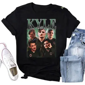 Shop The Best Vintage Retro Kyle Gallner With John Q And Kyle Gallner Goods Shirts Top Hoodie Cotton Menswear