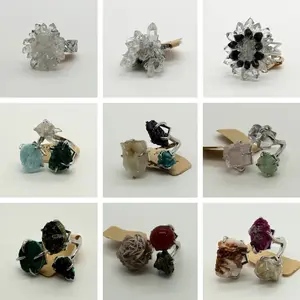 [No.317-325 Tray #13] Unique Handmade Crystal Ring