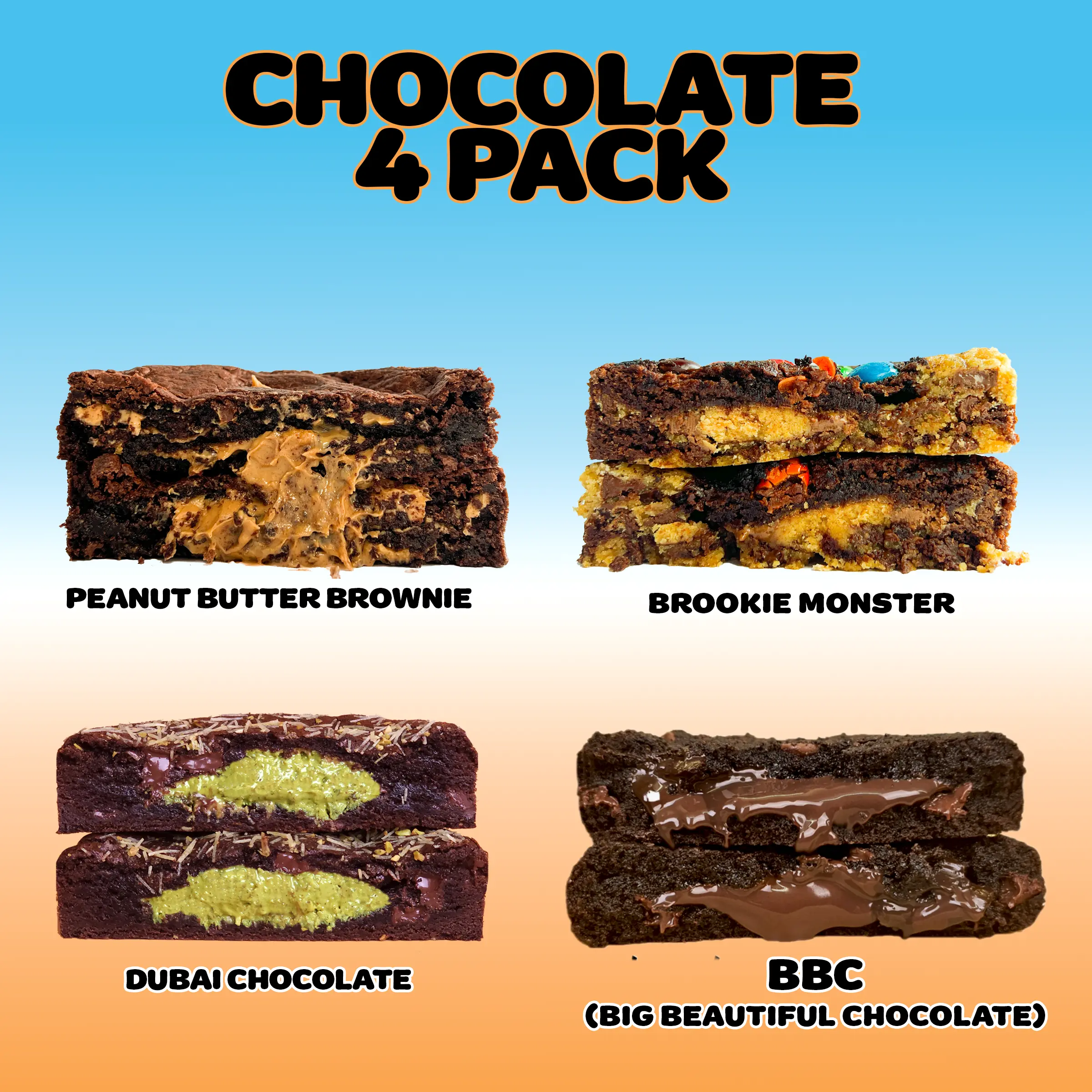 Chocolate Cookie 4 Pack Chocolate Cookie 4 Pack