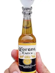 Magnetic Beer Bottle Opener Figure Beer Bottle Bar Refrigerator Decor Unique Birthday Gifts Collection (Corona Extra) Kitchen Metal Utensils