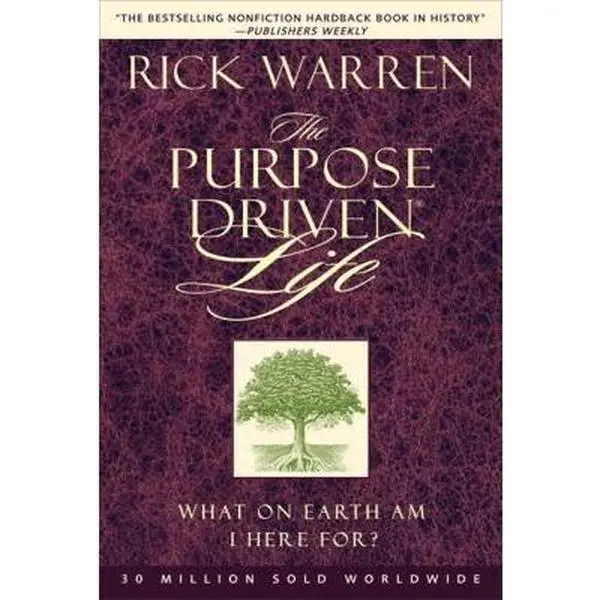 USED Book - The Purpose Driven Life by Rick Warren (Hardcover) - english