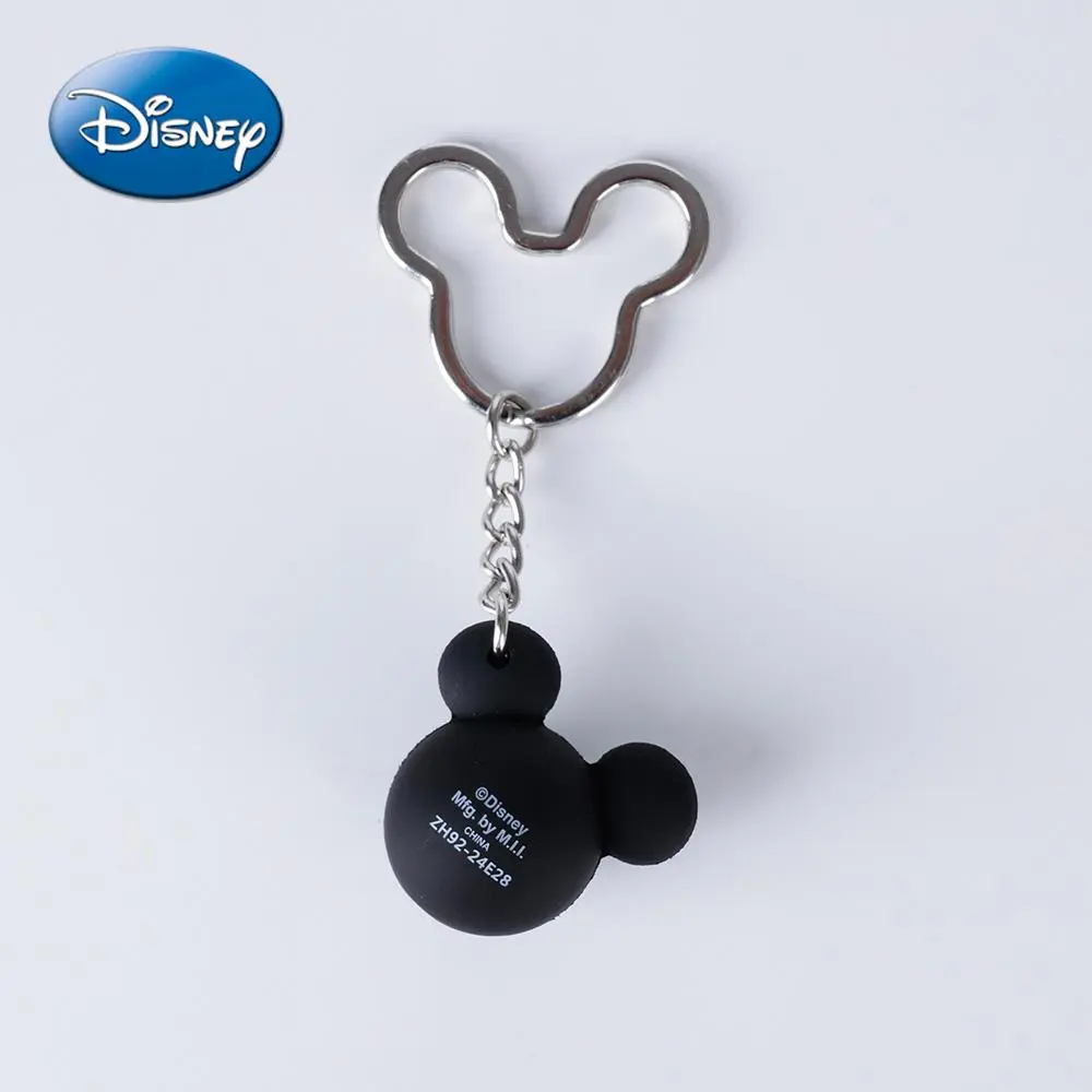 Disney Officially Licensed PVC Plastic Mickey Figurine Keychain - Iconic Shape, 1-Piece Bag Clip Charm, Collector’s Item, Backpack Decor, Birthday Gift