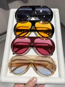 Y2K Retro Shield Sunglasses Set for Women, 3-4 Pairs Multicolor Plastic Sunglasses, Perfect for Driving, Afternoon Tea Parties, Casual Activities