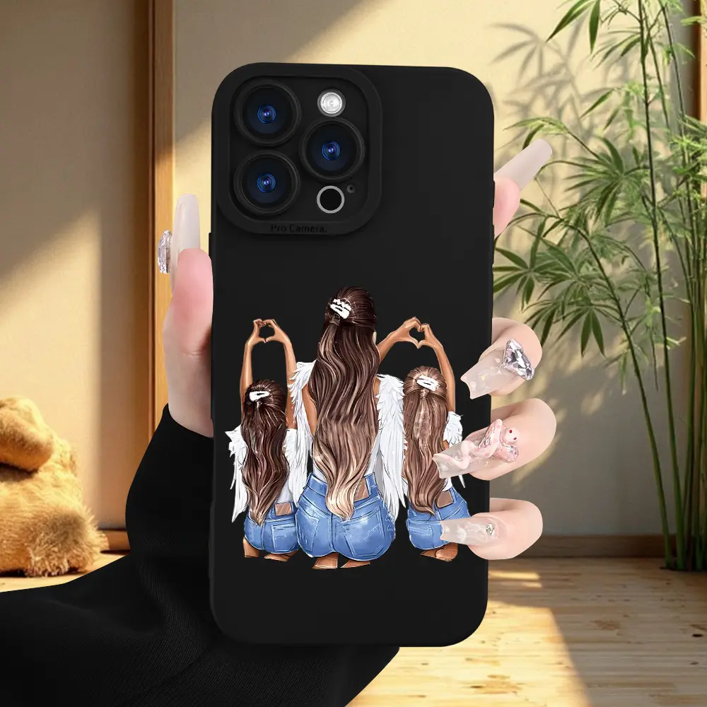 Phone Case - A Heart-Shaped Phone Case for Mothers And DaughtersSuitable for a variety of iPhone models, from 17 series to 11 series, and x series a Perfect Gift for Friends And Family