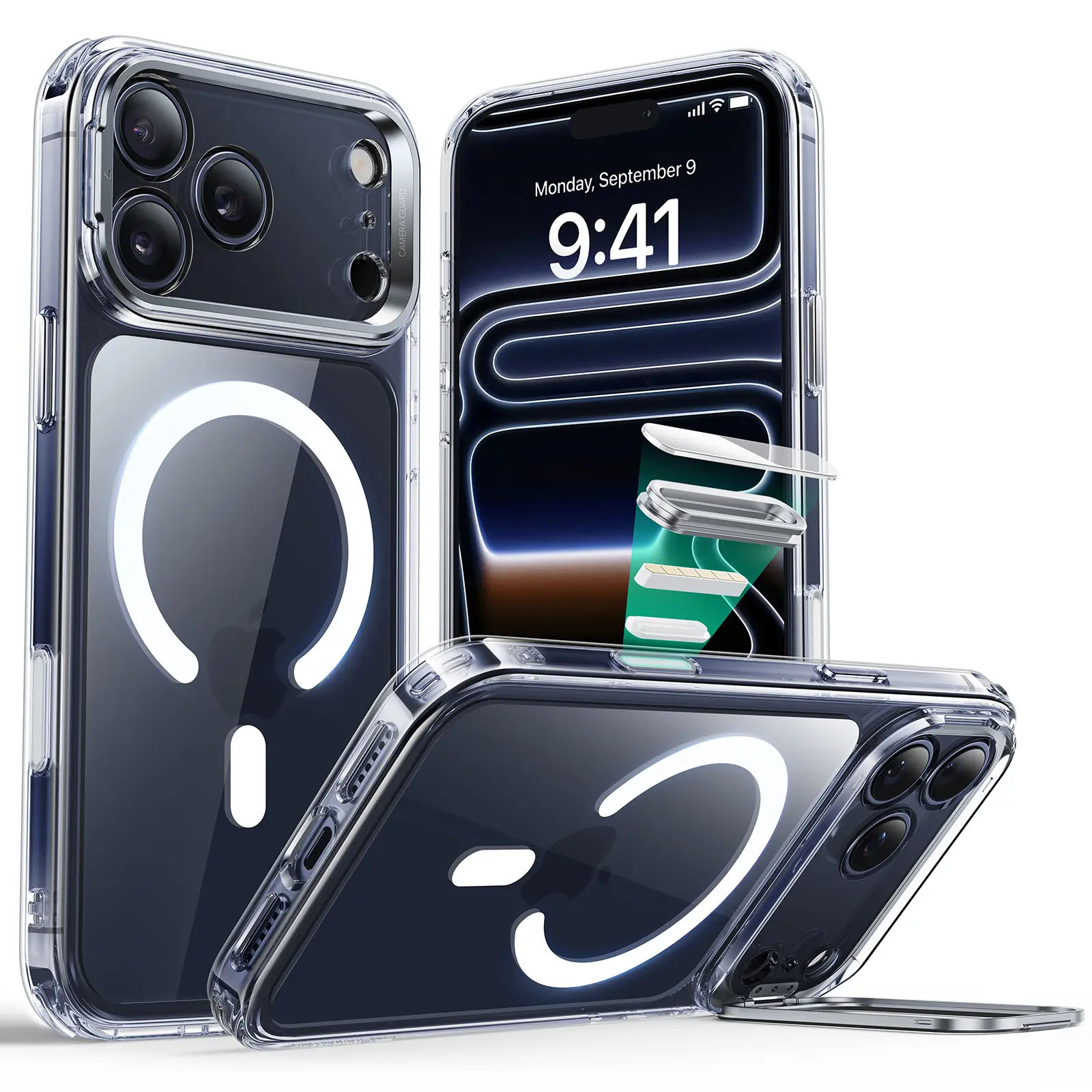 ESR Classic Series iPhone 17 Pro Max/Pro/Air Case with MagSafe Compatibility Built-in Camera Ring Stand Military-Grade Protection Durable Zinc Alloy Casing Shockproof & Scratch-Resistant Cover - Magnetic - TikTok Shop ESR Classic Series iPhone 17 Pro Max/Pro/Air Case with MagSafe Compatibility Built-in Camera Ring Stand Military-Grade Protection Durable Zinc Alloy Casing Shockproof & Scratch-Resistant Cover - Magnetic - TikTok Shop