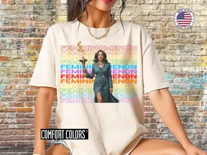 Kamala Harris T-shirt Comfort Colors Femininomenon Shirt Unisex Comfort vingate T-Shirt