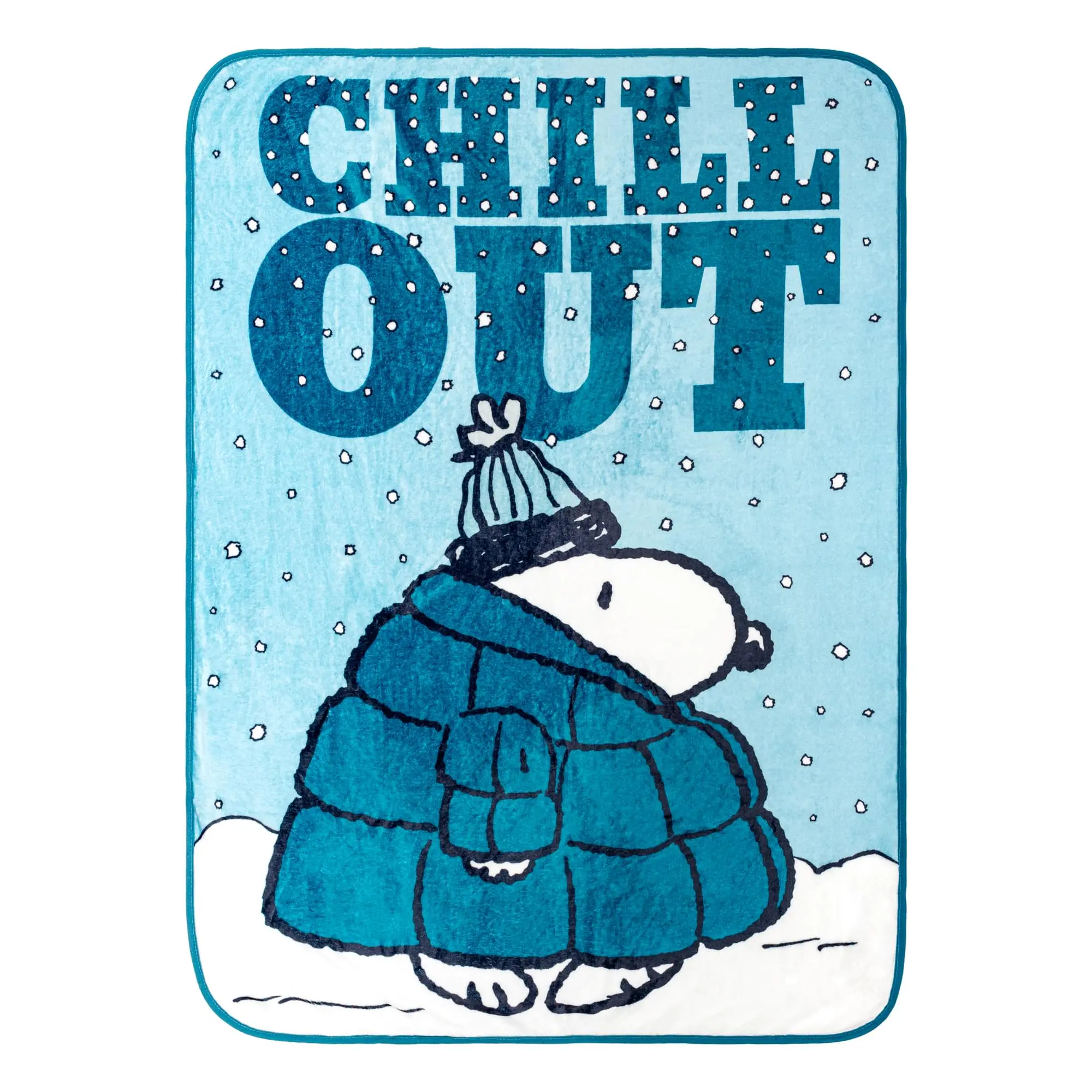 Peanuts Snoopy "Chill Out" Fleece Throw Blanket | 45 x 60 Inches Peanuts Snoopy "Chill Out" Fleece Throw Blanket | 45 x 60 Inches