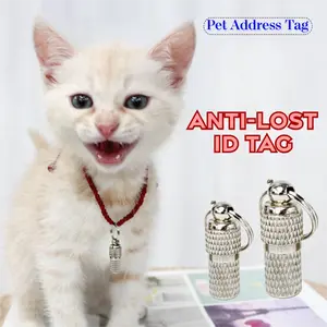 Pet ID Tag Pendant cat stuff for indoor kitty tickling toy Bundle 12 pcs Customizable & Reusable ID Tag The Perfect Surprise Bundle To Prevent Getting Lost Interactive Santa Catnip toys