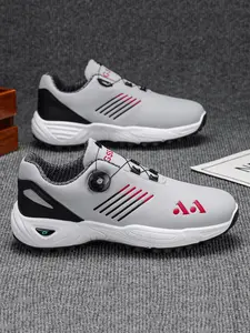 Men's Sport Casual Shoes, Knob Elastic Design, Running Shoes, Athletic Running Shoes, All-Season Wear, Indoor Outdoor Training, Unisex Golf Shoes