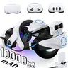 10000mAh Hot-Swappable Battery Strap for Meta Quest Series (3S/3/Oculus Quest 2), Virtual Reality Headset Accessory with USB Cable, Multi-Point Adjustable Durable Design, Cotton Pads, Enhanced Support Pad, 3-5H Extended Play for Kids Training