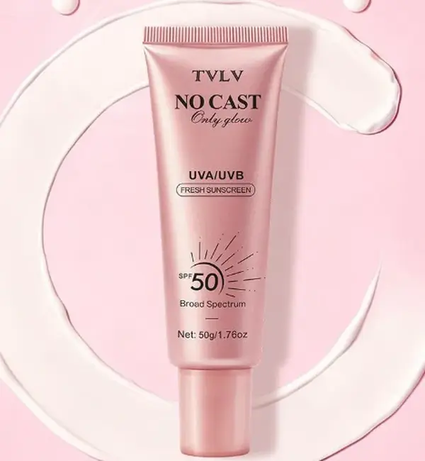 Non-Sticky Moisturizing Sunscreen Cream – Light Silky Formula, Brightening Complexion & Sun Isolation, Quick Absorb for Soft Smooth Skin, Outdoor Daily Makeup & Long UV Protection - Hot Selling Cross-border Skincare for Women, Face care, Hydrating sun cre