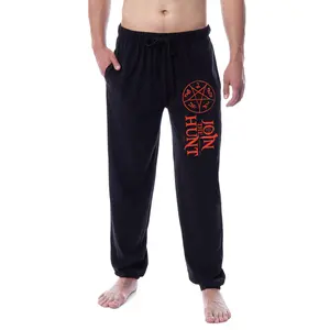 Supernatural Mens' Join The Hunt Devil's Trap Sleep Jogger Pajama Pants