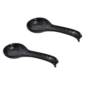 Temp-tations Carved Willow Set of 2 Long Stem Spoon Rests