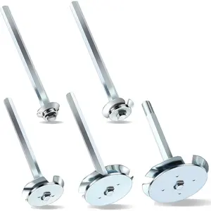 5 Pcs PVC Fitting Saver Set with 1/2'', 3/4'', 1-1/2'', 2'', 3'' Head, PVC Pipe Reamer for Removing SCH 40 from Hub, Fits 1/2" Variable Speed
