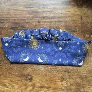 Blue Celestial Fabric Headband