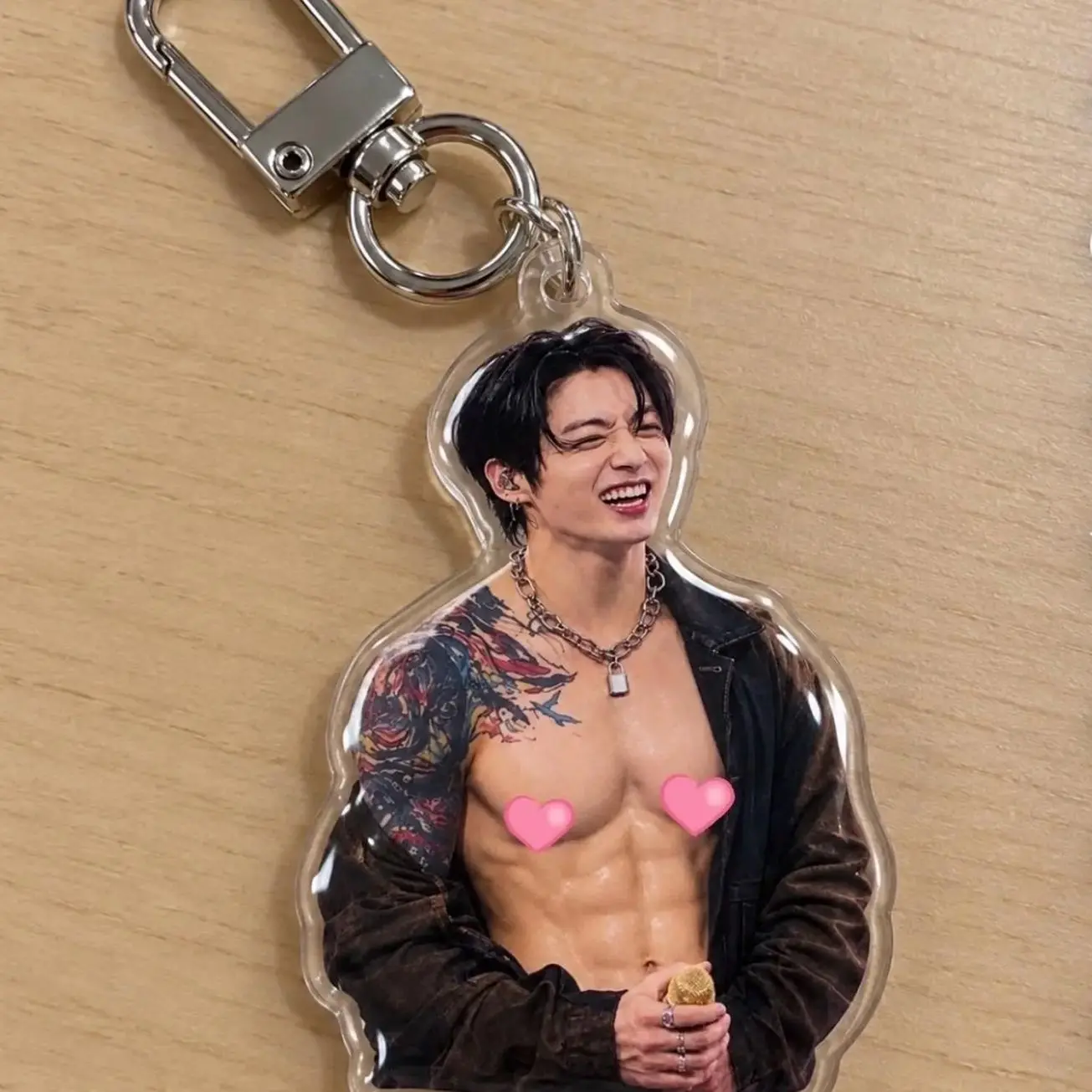 Jungkook abs keychain KPOP OT7