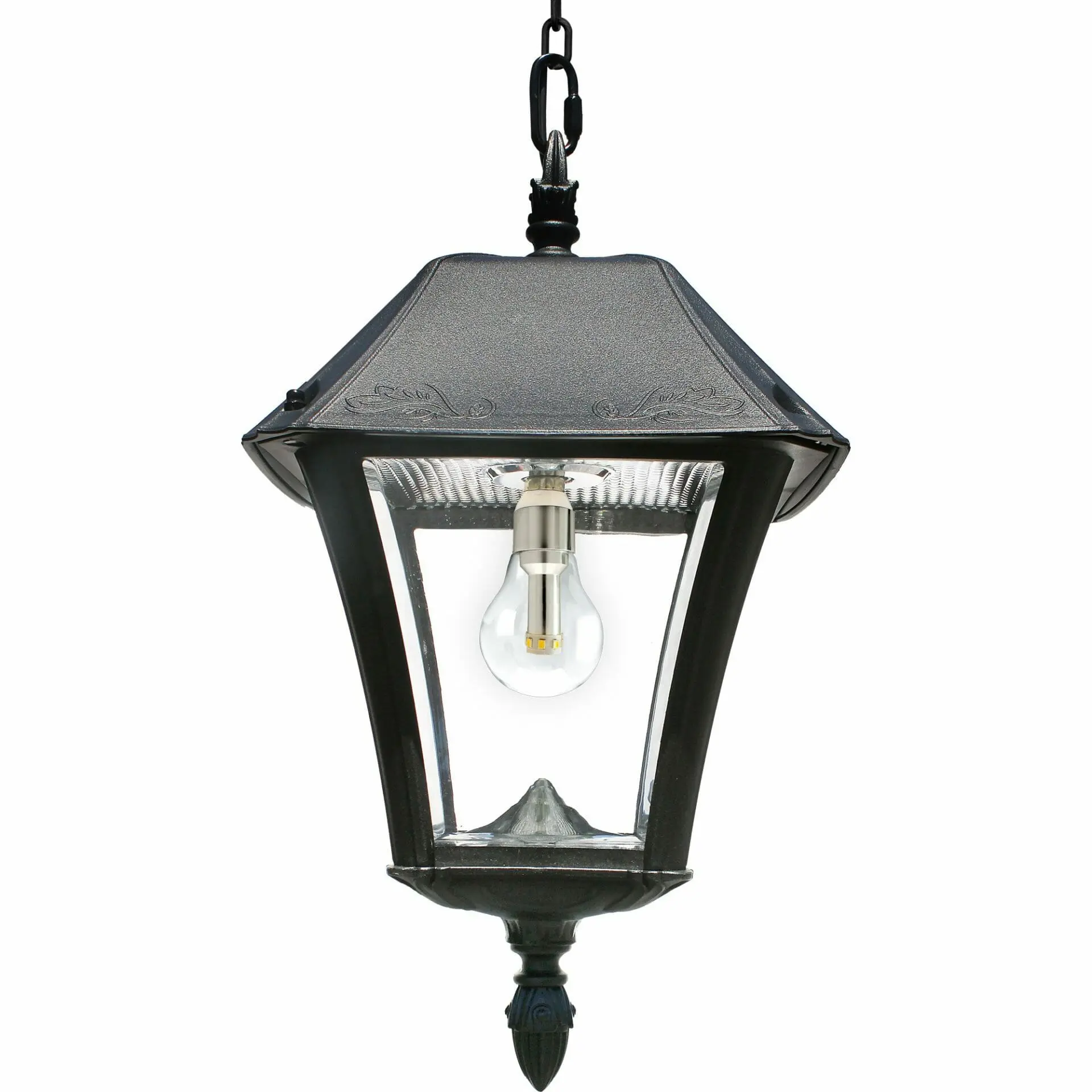 Baytown II Solar Light Outdoor Pendant Chandelier Hanging Light With Remote Control For Pergola Gazebo Pavilion