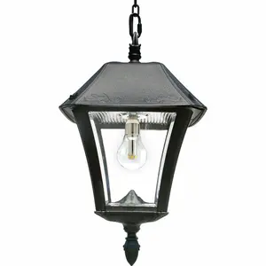 Baytown II Solar Light Outdoor Pendant Chandelier Hanging Light With Remote Control For Pergola Gazebo Pavilion