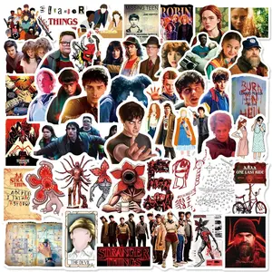 Stranger Things 5 Classic Elements Graffiti Stickers, Luggage Skateboard Water Bottle Decorative Stickers, Unique Creative Stationery Stickers Wholesale