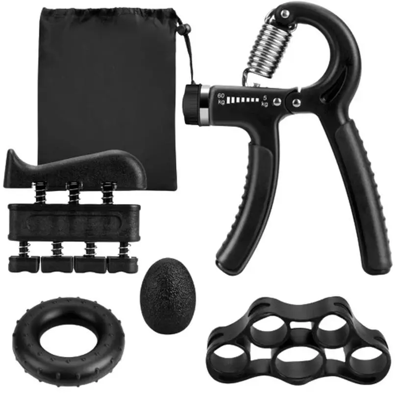 Hand Grip Adjustable Trainer Gripper Strengthener - Heavy Gripper Fitness Hand Exerciser - Spring Finger Pinch Design for Increased Strength