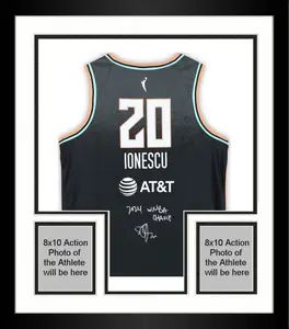 Framed Sabrina Ionescu New York Liberty 2024 WNBA Finals Champions Autographed Nike Black Explorer Edition Jersey with "2024 WNBA Champ" Inscription - Fanatics Authentic Certified