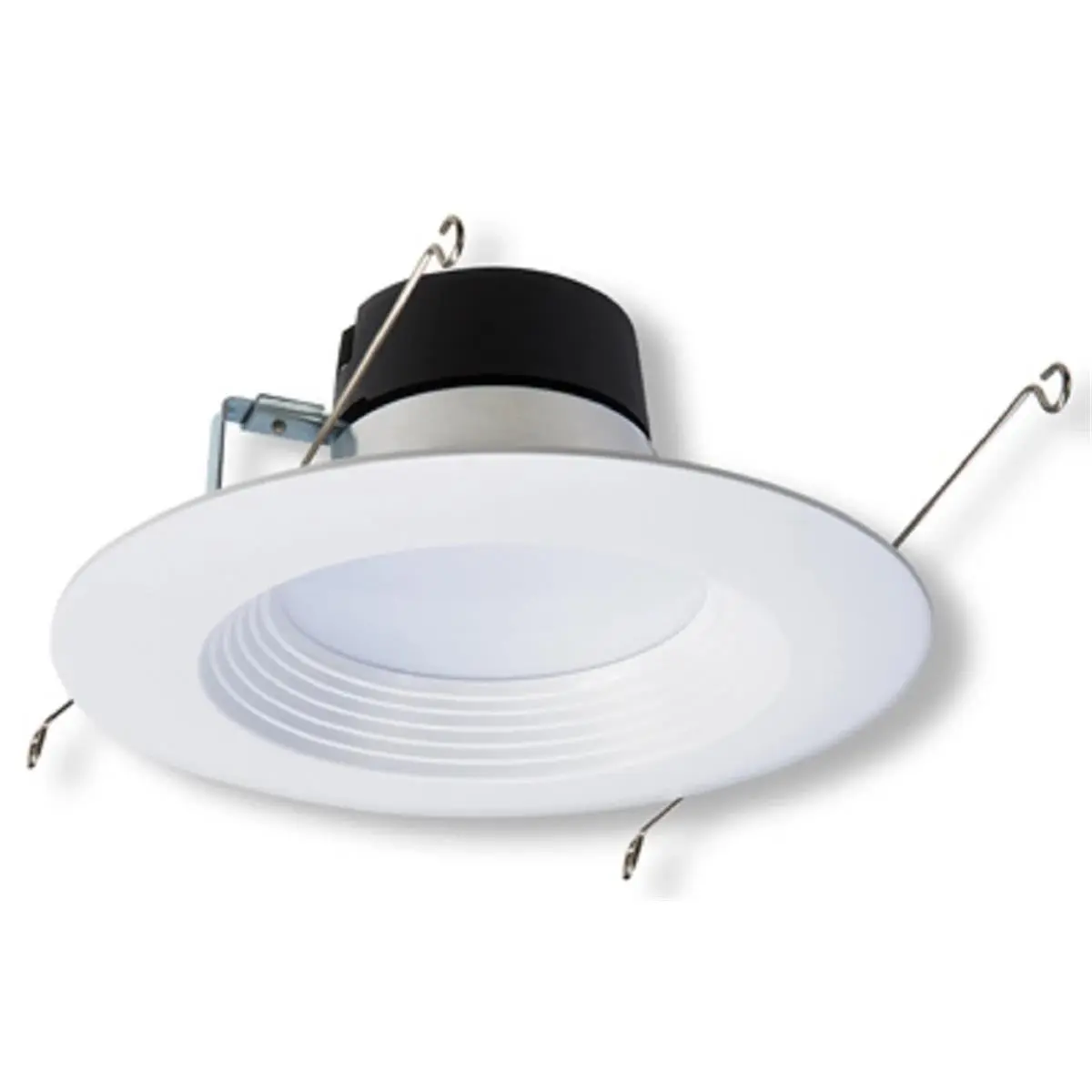 212 MAIN 4 in. Dimmable LED Retrofit Baffle Kit - Closet & Shower Rated, 35000-Hour Lifespan, Push-N-Twist Universal Clip, LED Halo, 5-Year Warranty, Up to 566 Lumens, Home & Festive Decorations Lighting