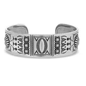 Montana Silversmiths Southwestern Symbols Cuff Bracelet BC5630