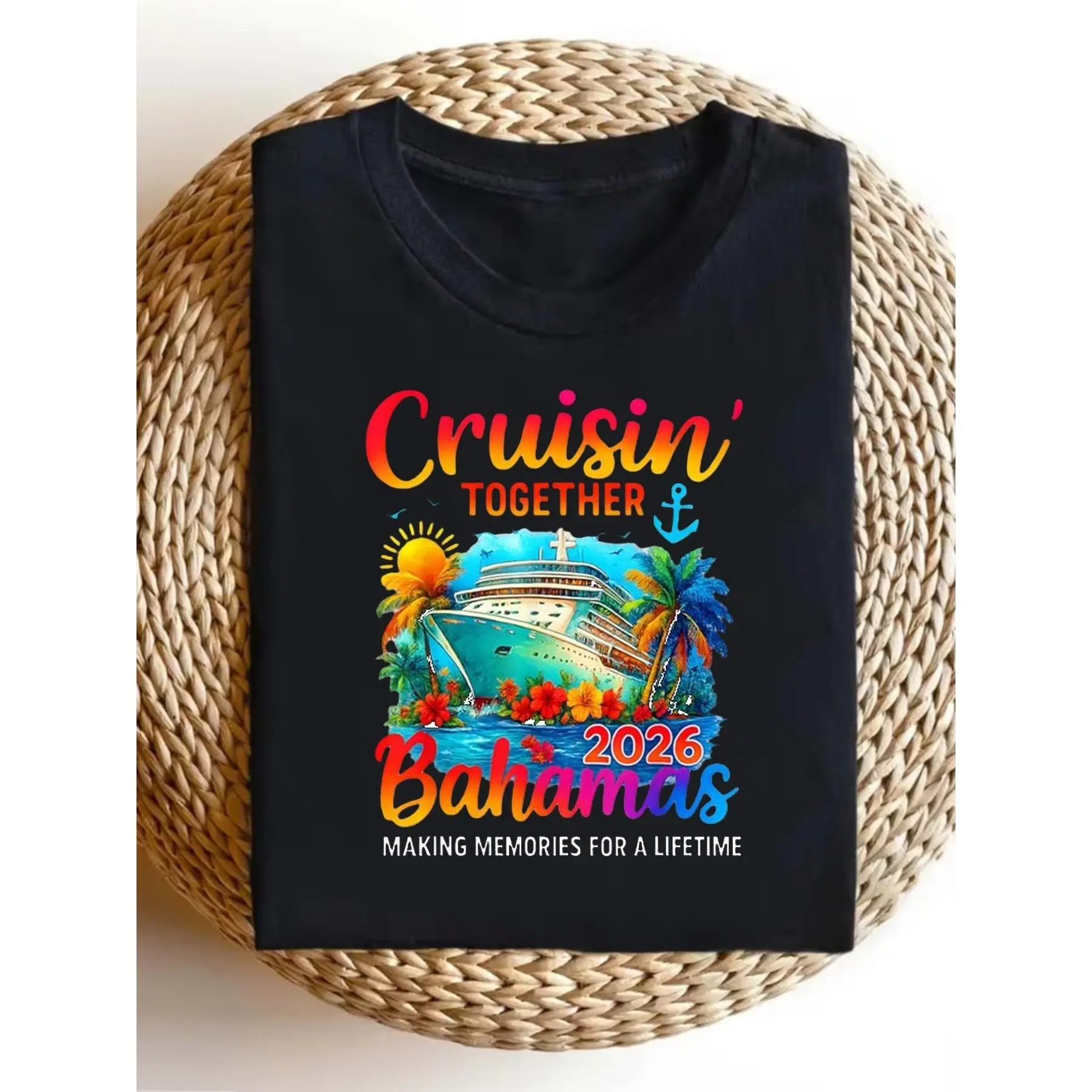 Cruisin Together Bahamas 2026 Family Vacation Men Men Boys Girls T Shirt