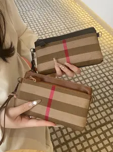 Women's Plaid Handbag New Design High-End Crossbody Bag Lightweight Phone Purse Coin Wallet, Stylish & Functional Accessory Lightweight Shoulder Bag