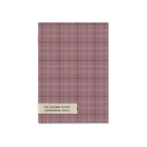 The Autumn Plaids • Scrapbooking Paper Booklet