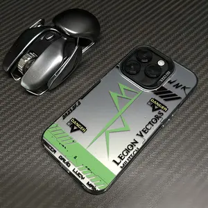 Cyberpunk Green Glow TPU Laser Crafted Phone Case full of positive faith atmosphere Suitable for iPhone 17 16 15 14 13 12 11 Samsung Galaxy S25 S24 S23 S22 Anti Drop Phone Case