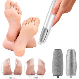 LINKEVAP Electric Feet Callus Remover Portable Electronic Foot File Pedicure Tools Waterproof 3 Speeds Adjustable USB Rechargeable Ergonomic Design for Smooth Soft Feet