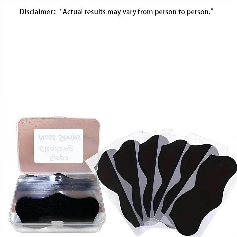 SJOPA 50 Piece Nose Strips Charcoal Cleansing Strips for All Skin Types Men Women Aloe Vera Enriched Scented Daily Soothing Aroma Acne Care