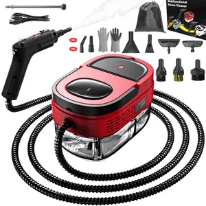 Handheld Steam Cleaner for Home, 2500W High Pressure Steam Cleaner for Car Detailing, 3 Steam Levels, 1600Ml Tank, High Heat Steamer for Bed Bugs, Couch, Furniture, Kitchen, Bathroom, Floors