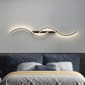 1-pack LED wall light features hard-wired installation and aluminum profile, making it suitable for decorative lighting in living rooms, dining rooms, bedrooms, kitchens, bedside tables, and other similar locations.