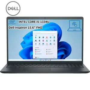 Dell Inspiron 15.6" FHD Touch Screen Business Laptop, 10-Core Intel i5-1334U, 16GB RAM 2TB SSD, Win 11 Pro, Copilot AI, WiFi, Bluetooth,  CARBON BLACK