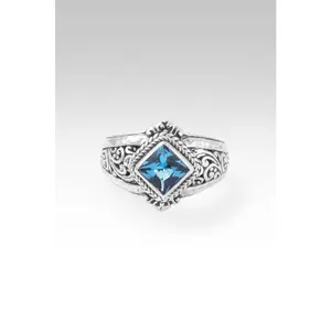 Benevolence Ring II™ in Swiss Blue Topaz