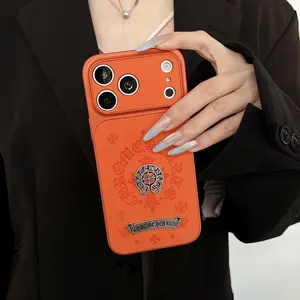 New Trendy iPhone 17 Pro Max Case, Apple 16 15 New 14 Retro Heart Design, Perfect Gift for Couples Women Girls Teens